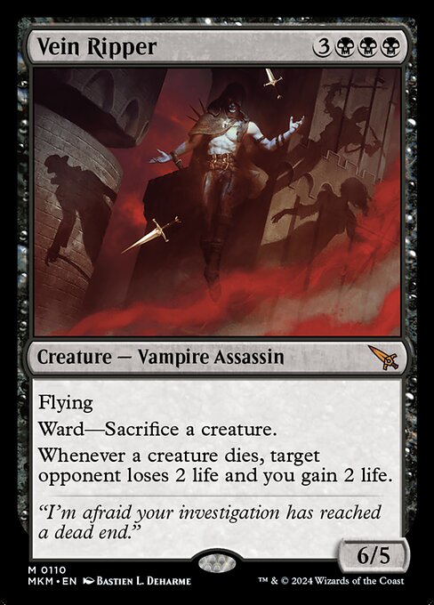 Vein Ripper - Murders at Karlov Manor (MKM) 110 - Prerelease Foil