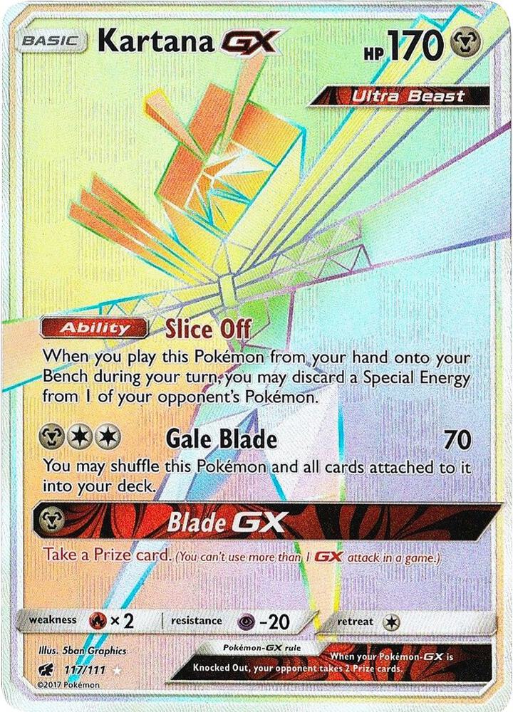 Kartana GX (Secret) - SM - Crimson Invasion (SM04)