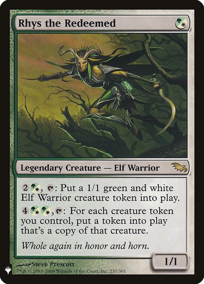 Rhys the Redeemed - The List Reprints (LIST)