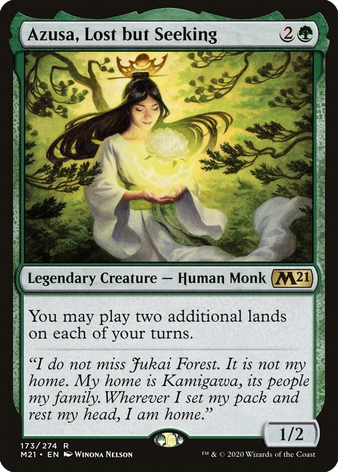 Azusa, Lost but Seeking - Core Set 2021 (M21) - FOIL