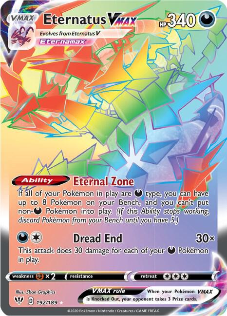 Eternatus VMAX (Secret) - SWSH03: Darkness Ablaze (SWSH03)