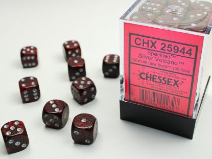 Chessex D6 Dice 16mm (12 Dice) (Various Colors)