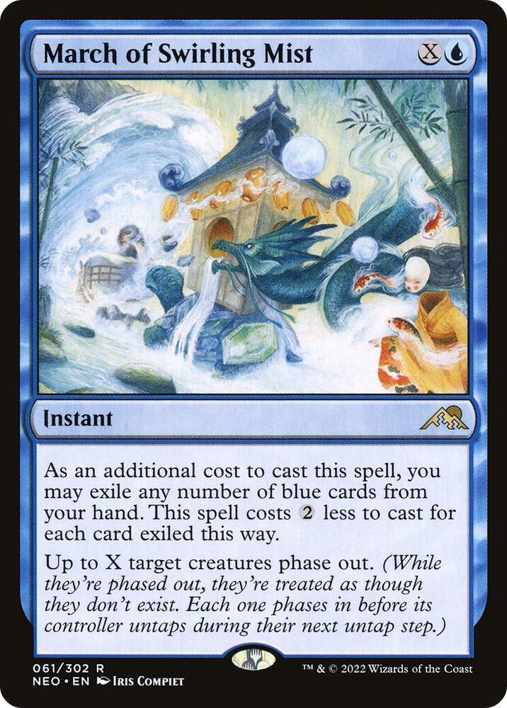 March of Swirling Mist - Kamigawa: Neon Dynasty (NEO) - FOIL