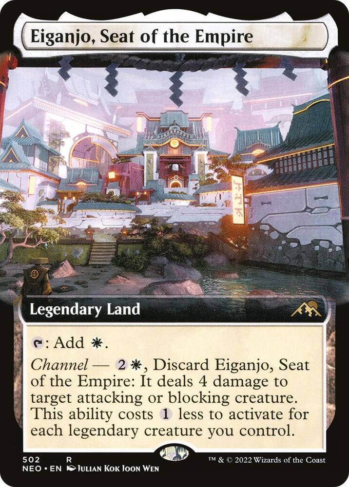 Eiganjo, Seat of the Empire (Extended Art) - Kamigawa: Neon Dynasty (NEO)
