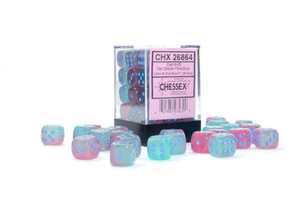 Chessex D6 Dice 16mm (12 Dice) (Various Colors)