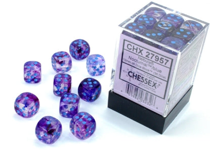 Chessex D6 Dice 16mm (12 Dice) (Various Colors)