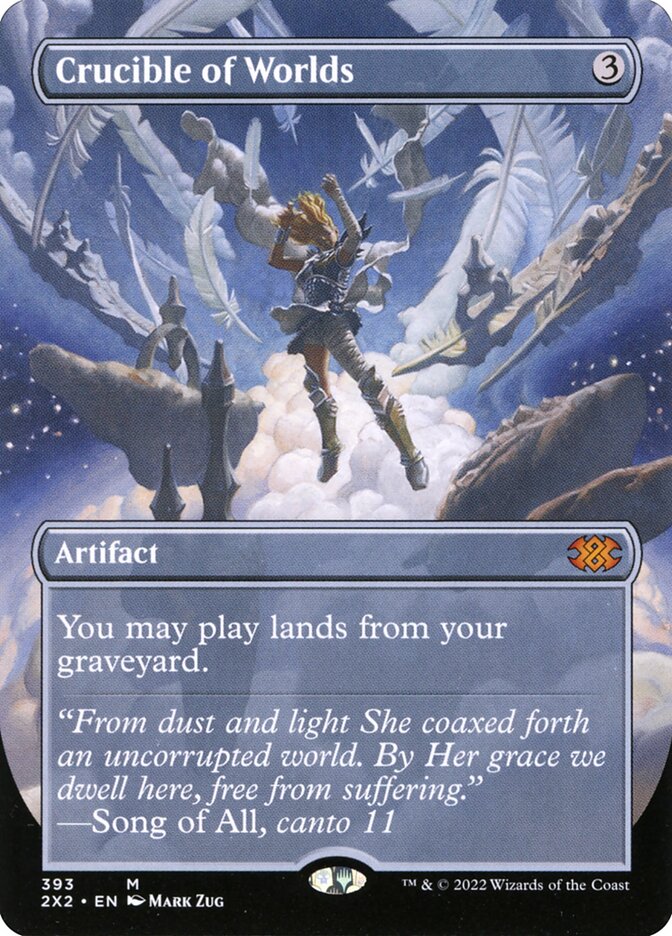 Crucible of Worlds (Borderless) - Double Masters 2022 (2X2)