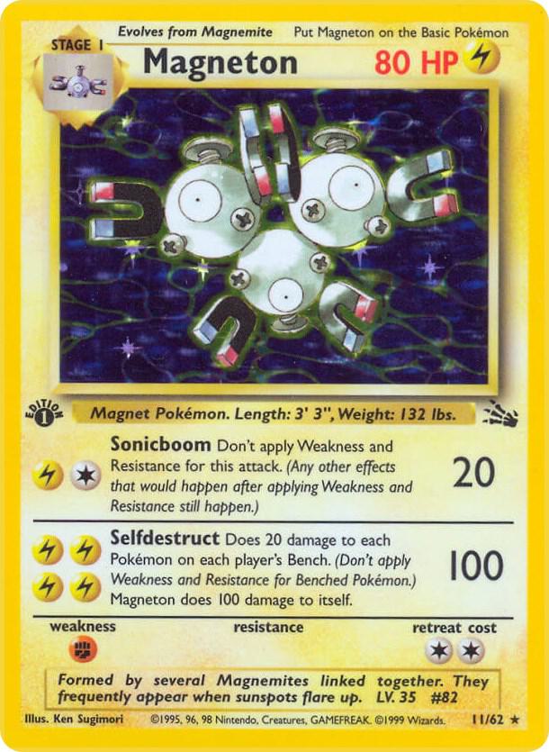 Magneton (11) - Fossil (FO) 1st Edition