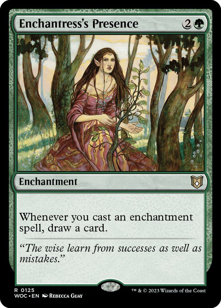 Enchantress's Presence - Commander: Wilds of Eldraine (WOC)