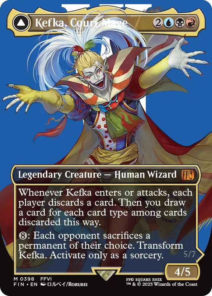 Kefka, Court Mage (0398) (Borderless) - FINAL FANTASY (FIN)