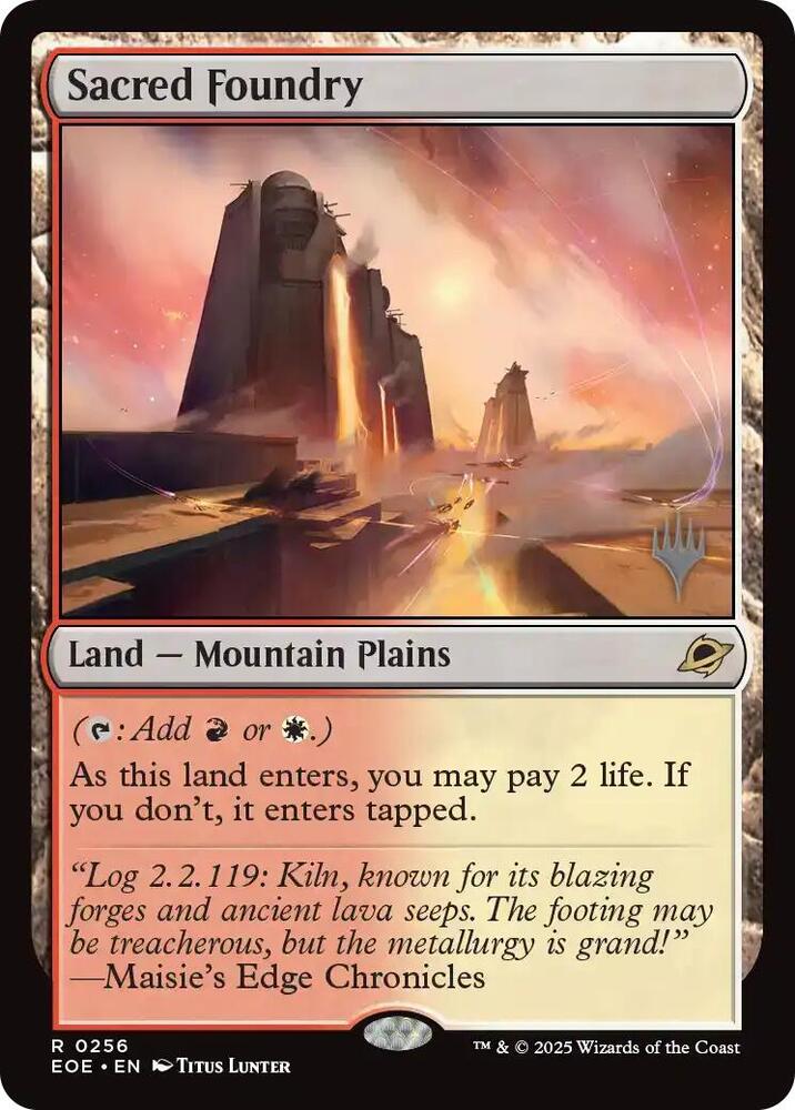 Sacred Foundry - Promo Pack: Edge of Eternities (PPEOE)