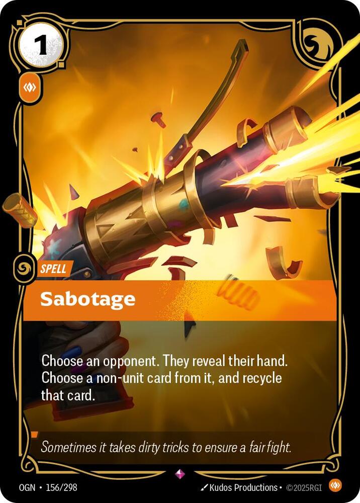 Sabotage - Origins (OGN)