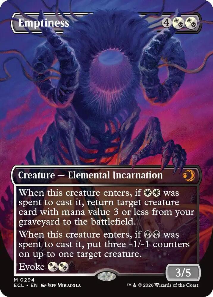 Emptiness (Borderless) - Lorwyn Eclipsed (ECL)