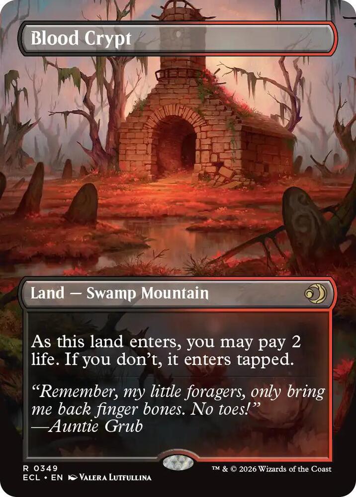 Blood Crypt (Borderless) - Lorwyn Eclipsed (ECL)