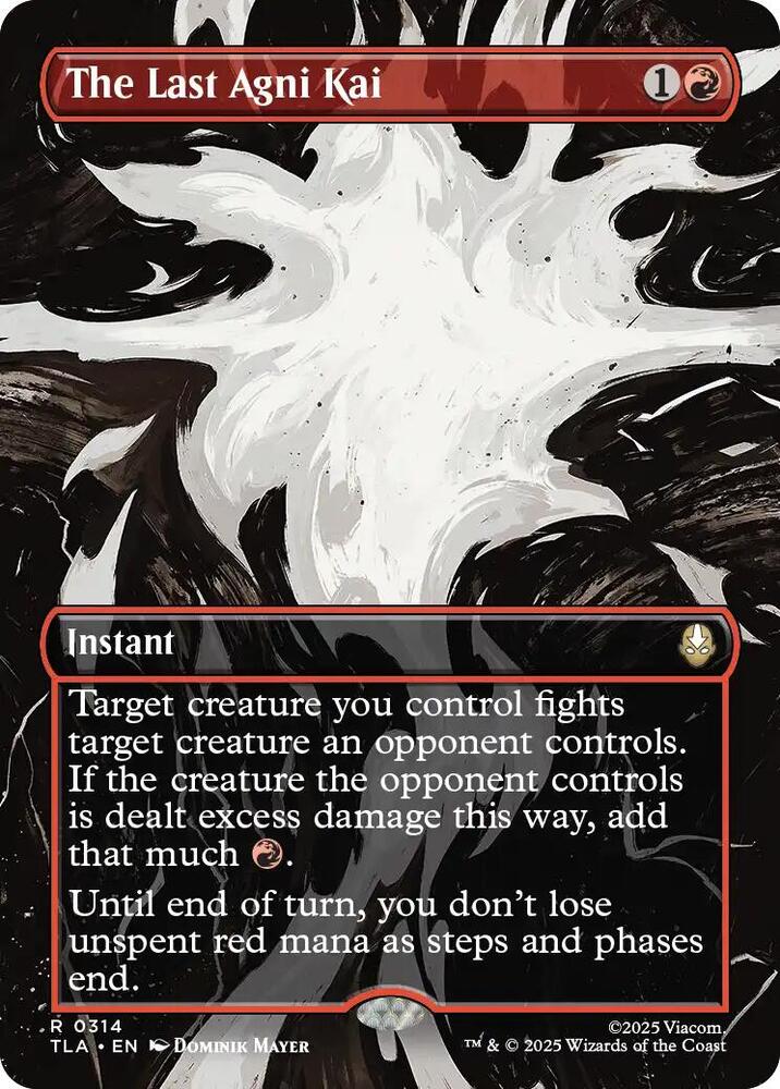 The Last Agni Kai (Borderless) - Avatar: The Last Airbender (TLA) - FOIL