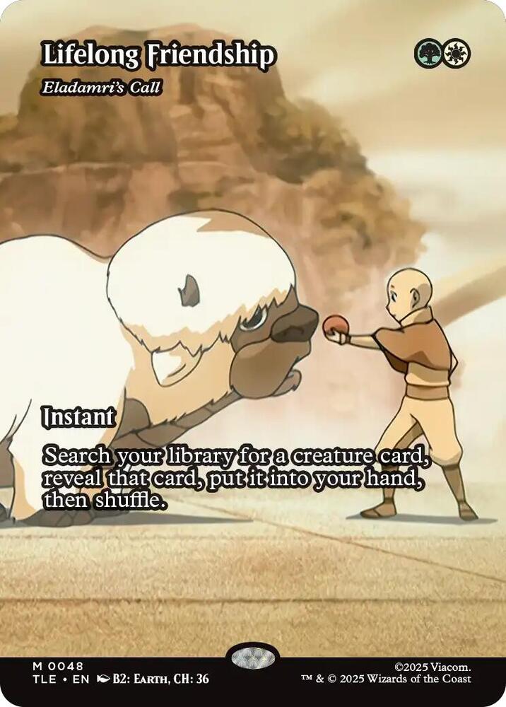 Lifelong Friendship - Eladamri's Call (Borderless) - Avatar: The Last Airbender: Eternal-Legal (TLE) - FOIL