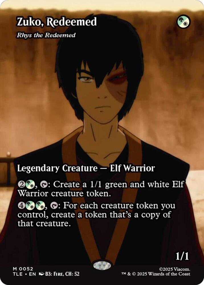 Zuko, Redeemed - Rhys the Redeemed (Borderless) - Avatar: The Last Airbender: Eternal-Legal (TLE)