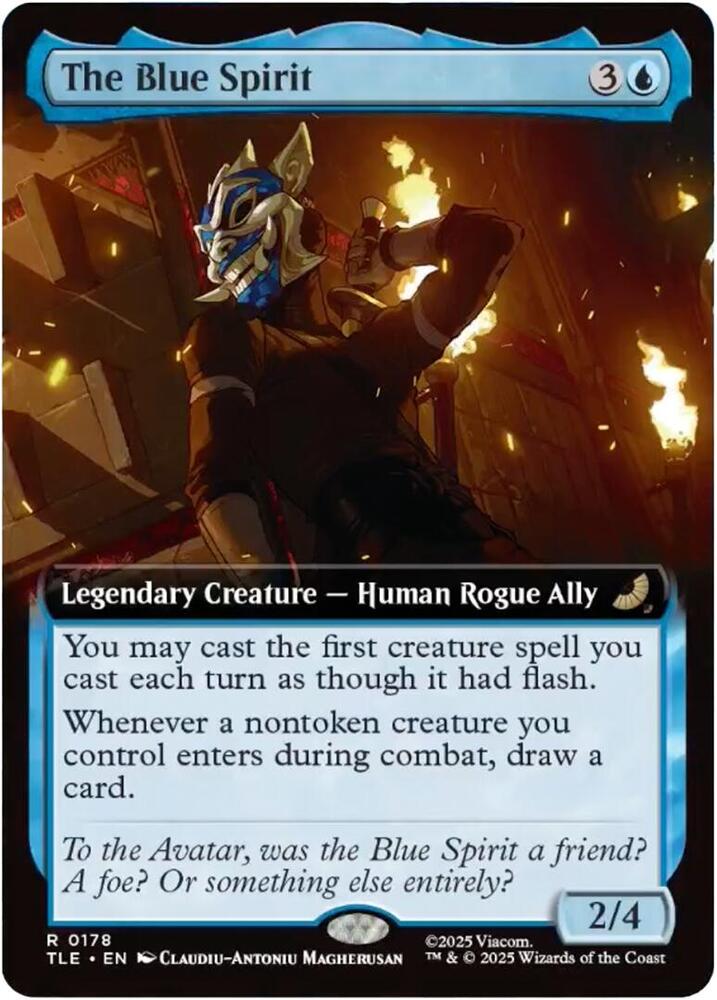 The Blue Spirit (Extended Art) - Avatar: The Last Airbender: Eternal-Legal (TLE) - FOIL