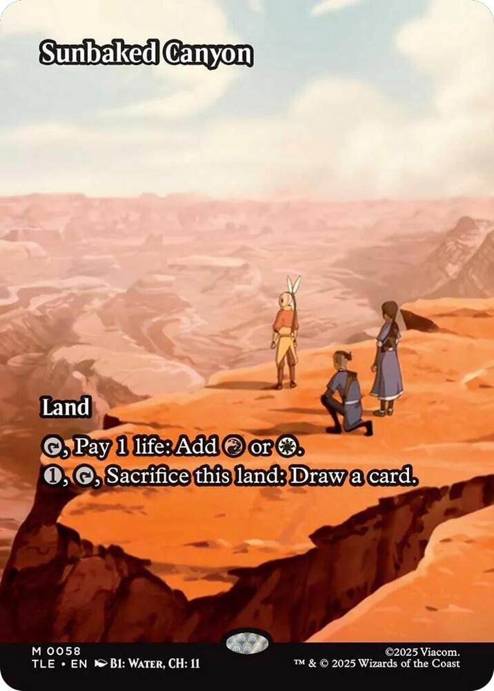 Sunbaked Canyon (Borderless) - Avatar: The Last Airbender: Eternal-Legal (TLE)