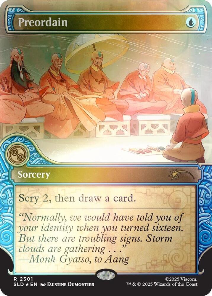 Preordain (2301) (Rainbow Foil) - Secret Lair Drop Series (SLD)