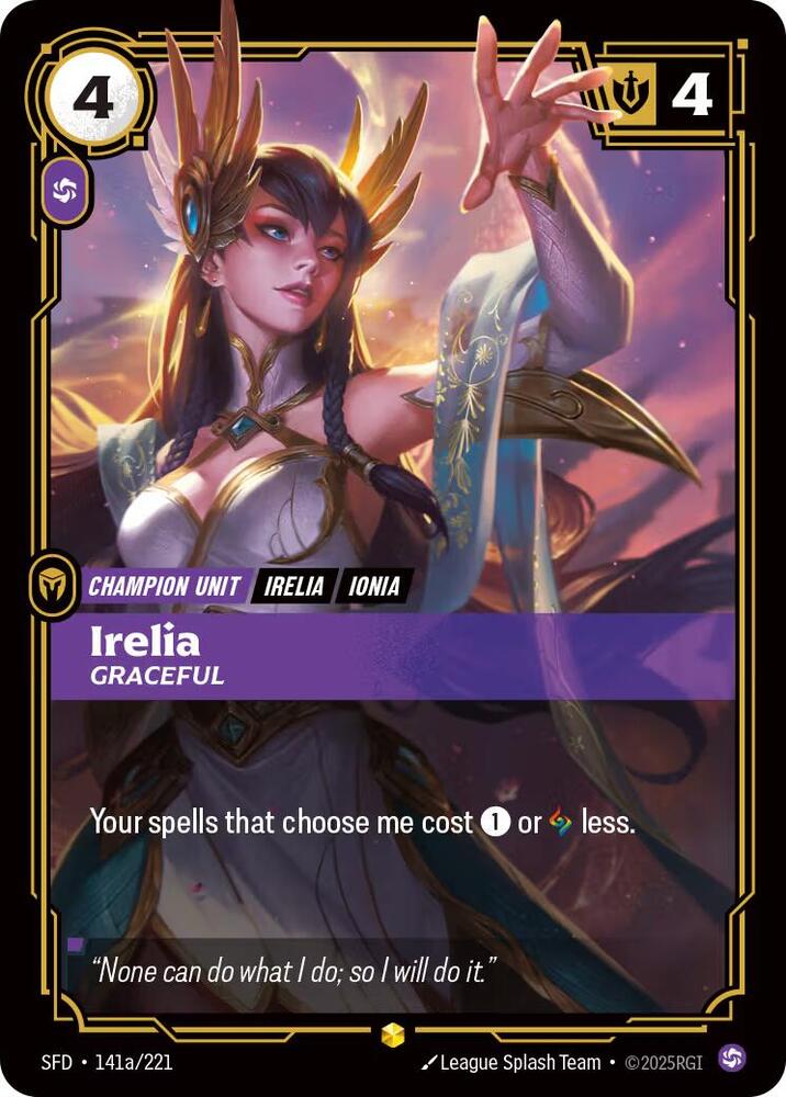 Irelia - Graceful (Alternate Art) - Spiritforged (SPF)