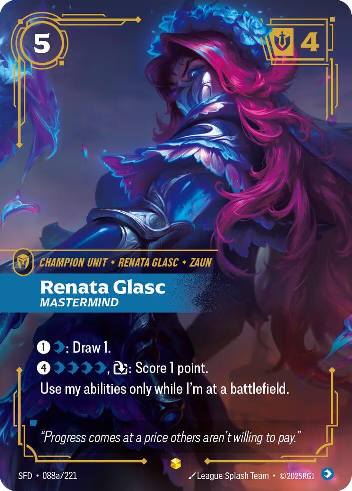 Renata Glasc - Mastermind (Alternate Art) - Spiritforged (SFD)