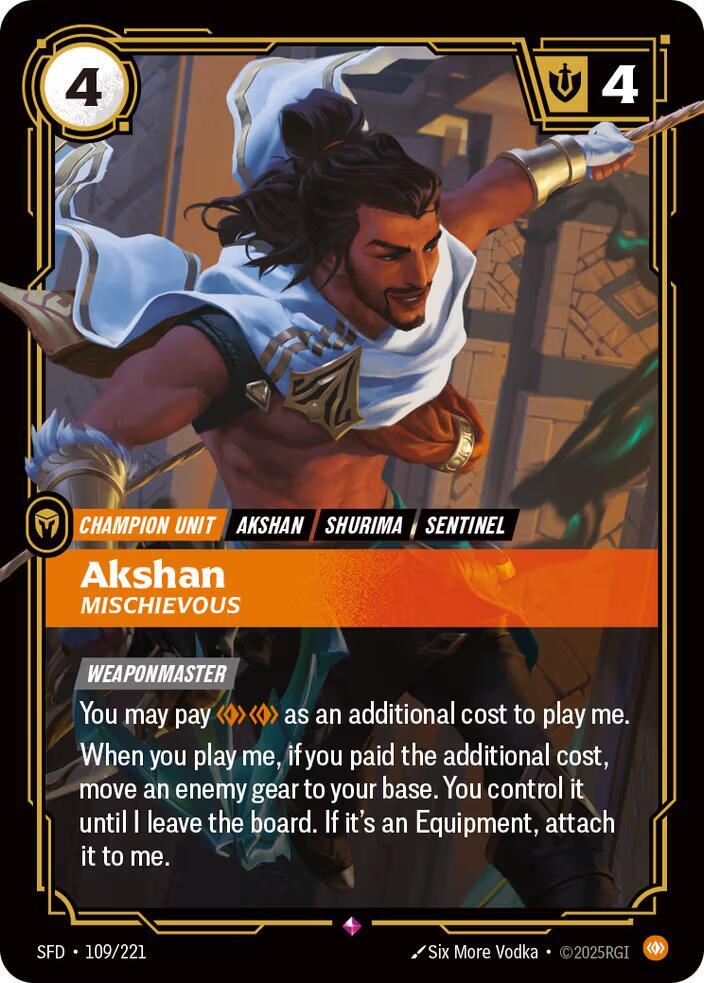 Akshan - Mischievous - Spiritforged (SPF)