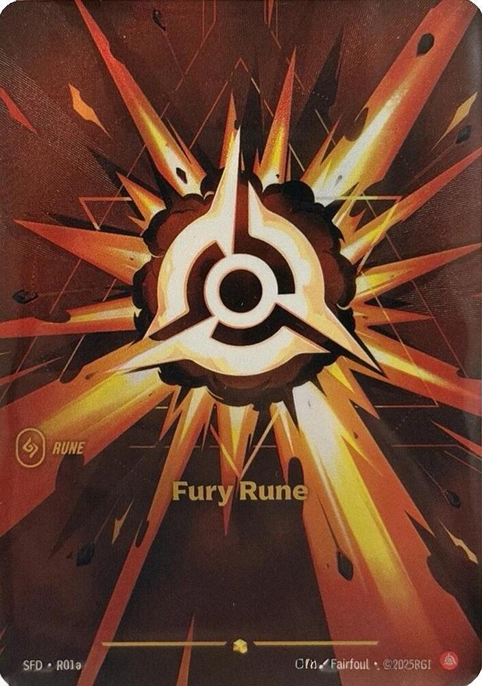 Fury Rune (Alternate Art) - Spiritforged (SPF)