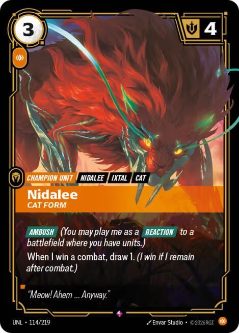 Nidalee - Cat Form - Unleashed (UNL)