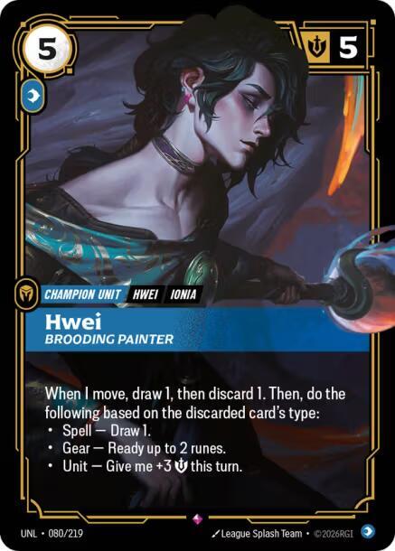 Hwei - Brooding Painter - Unleashed (UNL)