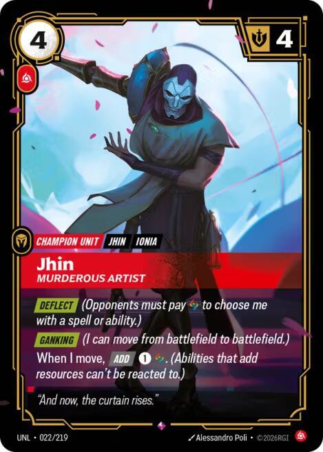 Jhin - Murderous Artist - Unleashed (UNL)