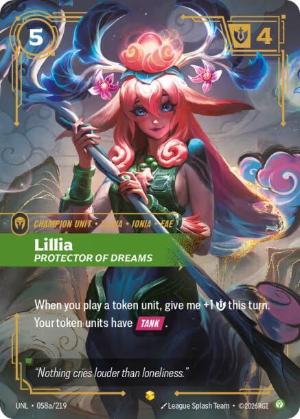 Lillia - Protector of Dreams (Alternate Art) - Unleashed (UNL)