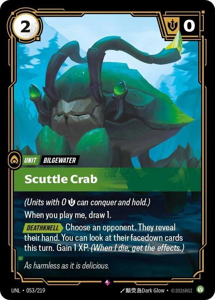 Scuttle Crab - Unleashed (UNL)