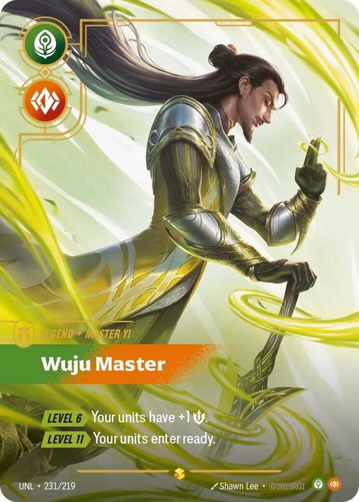 Master Yi - Wuju Master (Overnumbered) - Unleashed (UNL)