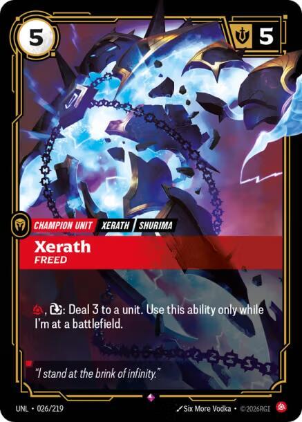 Xerath - Freed - Unleashed (UNL)