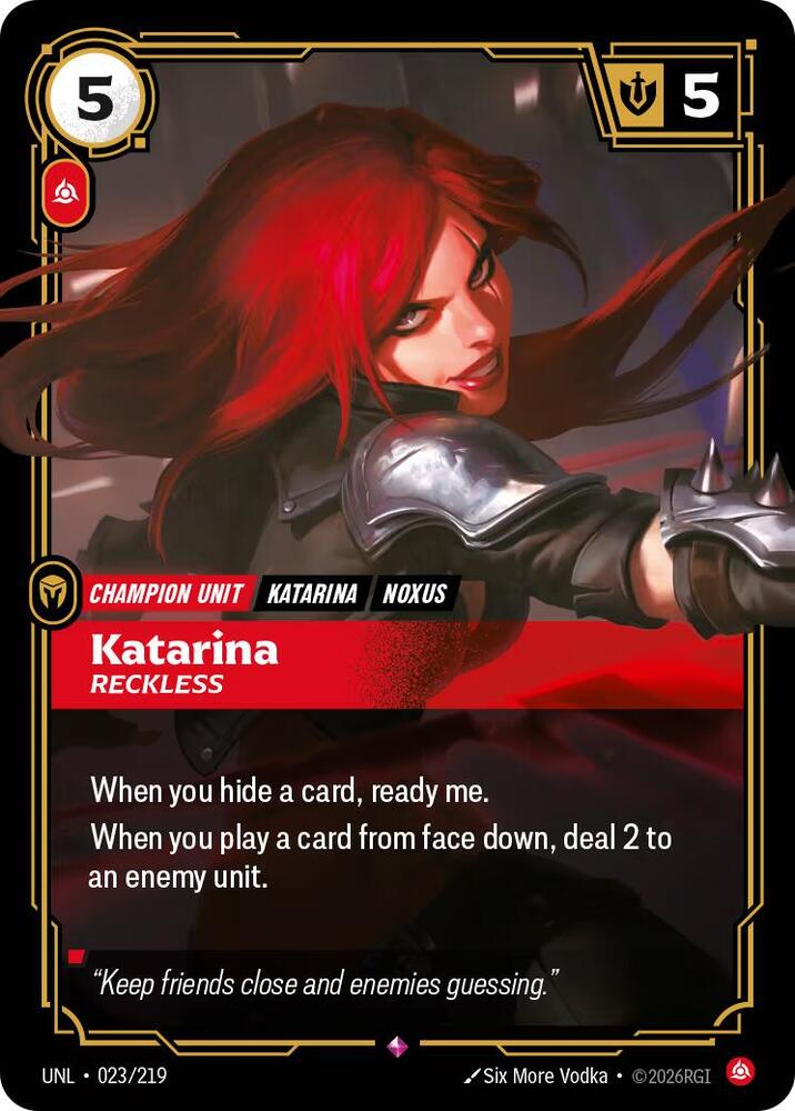 Katarina - Reckless - Unleashed (UNL)