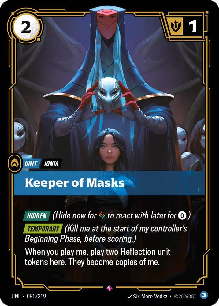 Keeper of Masks - Unleashed (UNL)