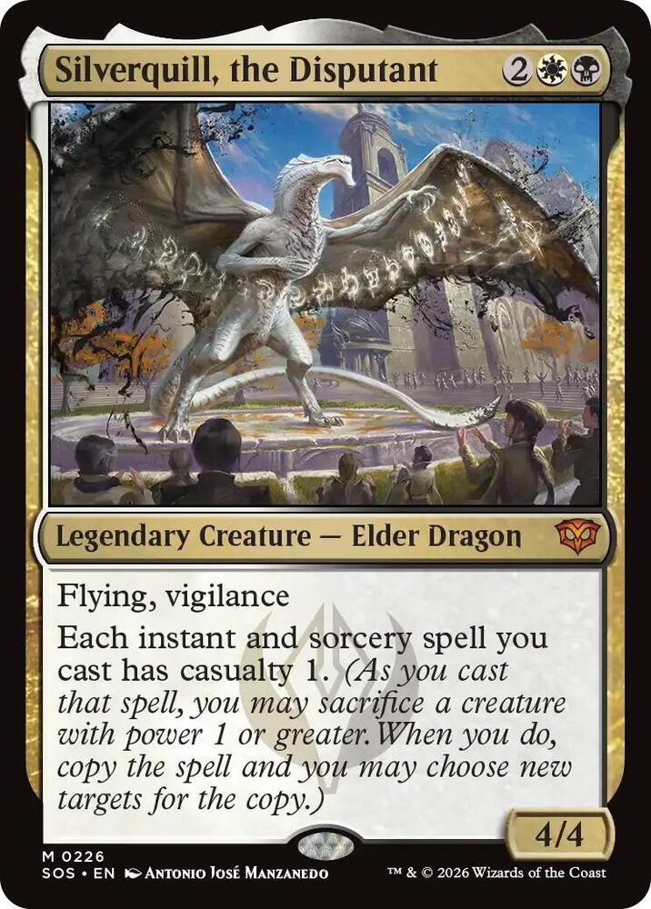 Silverquill, the Disputant - Secrets of Strixhaven (SOS) - FOIL