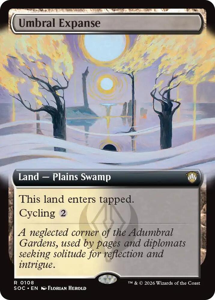 Umbral Expanse (Extended Art) - Commander: Secrets of Strixhaven (SOC)