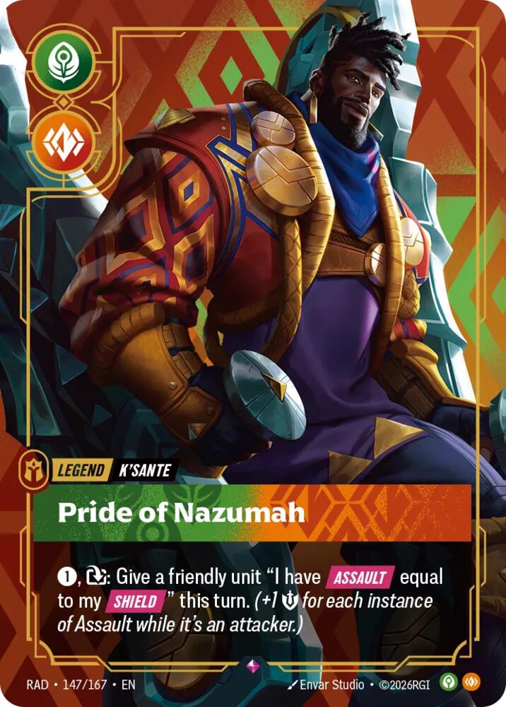 K'Sante, Pride of Nazumah - 147/167 - Radiance (RAD)