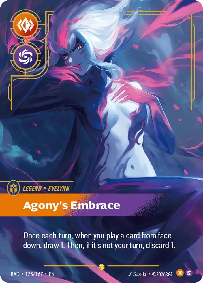Evelynn, Agony's Embrace (Overnumbered) - 175/167 - Radiance (RAD)