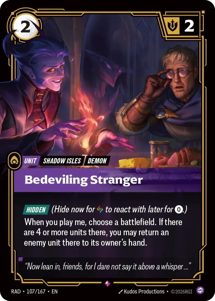 Bedeviling Stranger - 107/167 - Radiance (RAD)