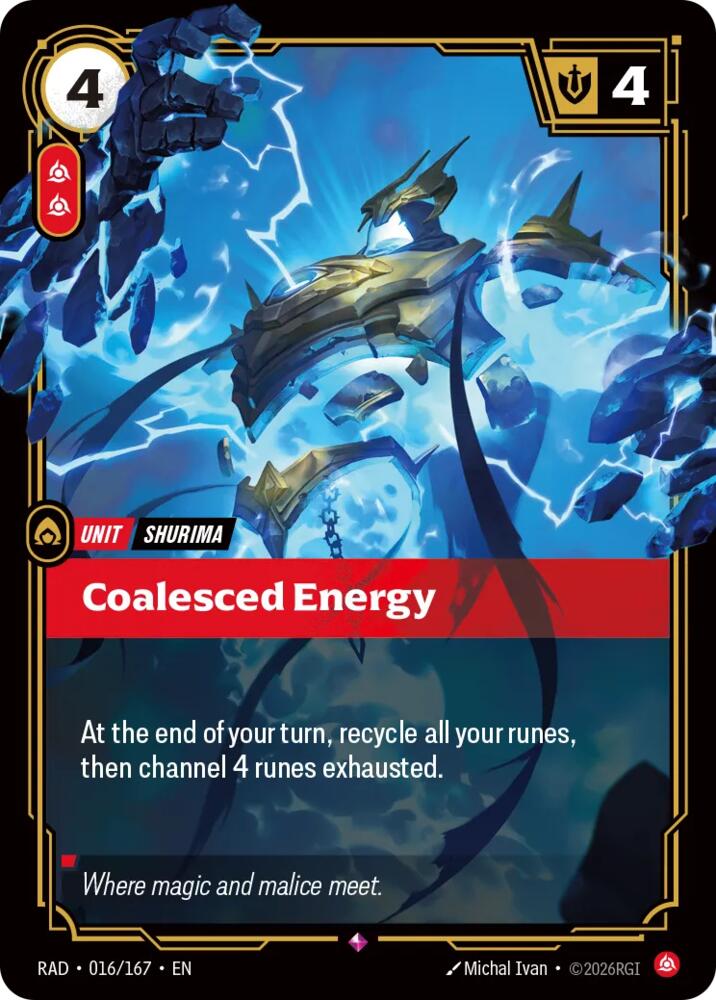 Coalesced Energy - 016/167 - Radiance (RAD)