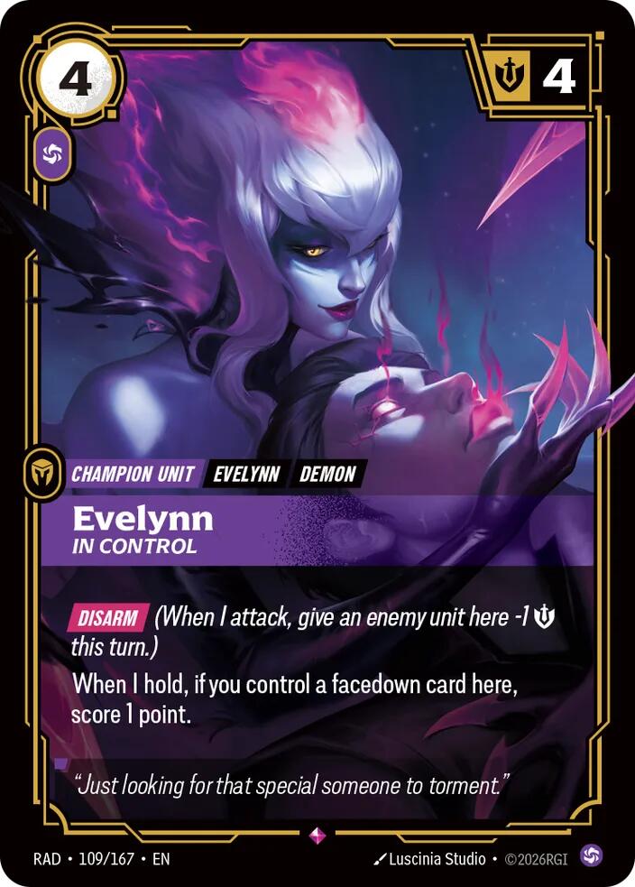 Evelynn, In Control - 109/167 - Radiance (RAD)
