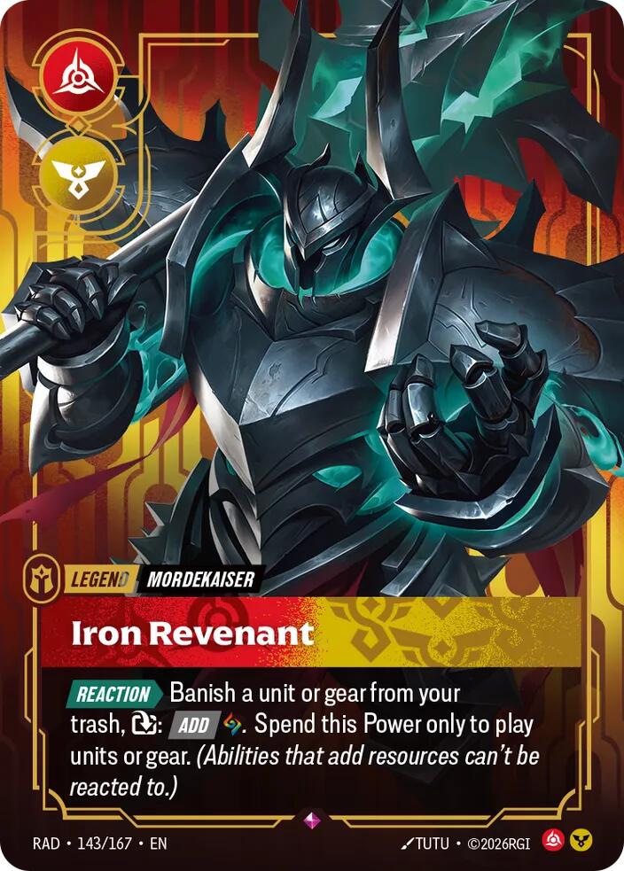 Mordekaiser, Iron Revenant - 143/167 - Radiance (RAD)