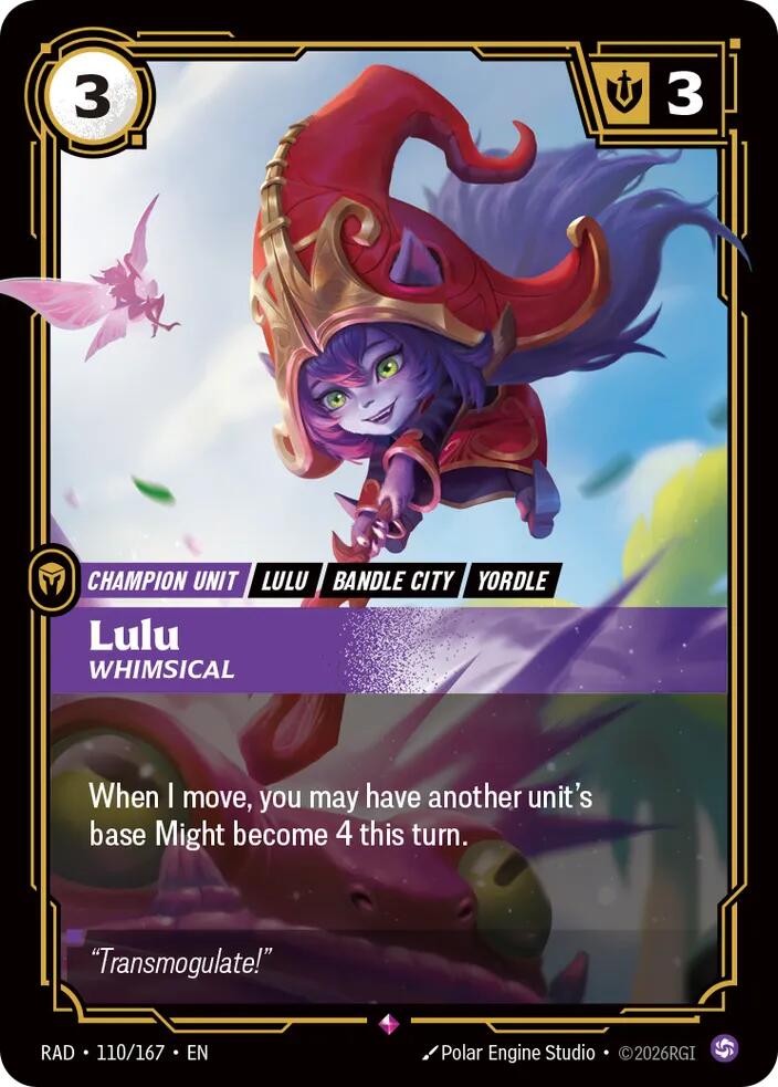 Lulu, Whimsical - 110/167 - Radiance (RAD)