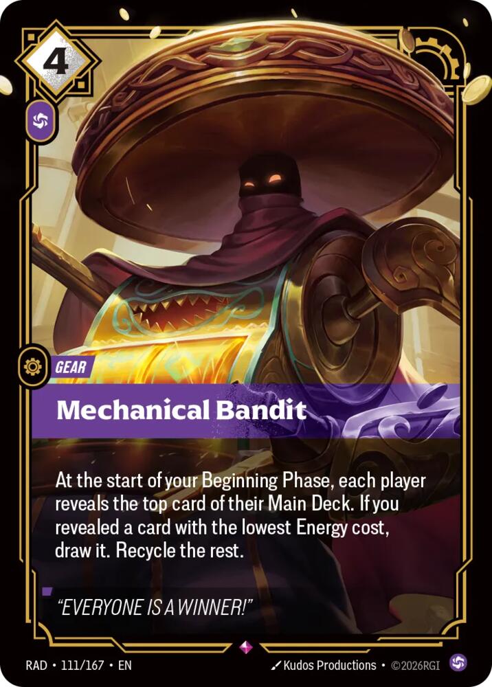 Mechanical Bandit - 111/167 - Radiance (RAD)