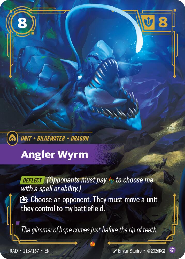 Angler Wyrm - 113/167 - Radiance (RAD)