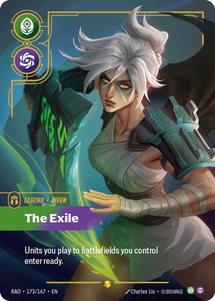 Riven, The Exile (Overnumbered) - 173/167 - Radiance (RAD)