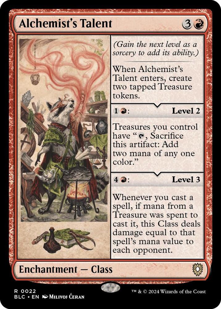 Alchemist's Talent - Commander: Bloomburrow (BLC)